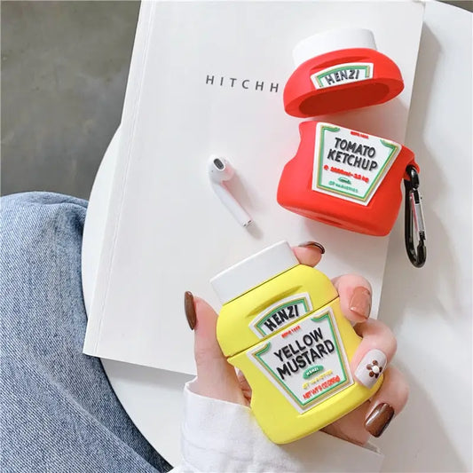 Ketchup and Mustard AirPod Case