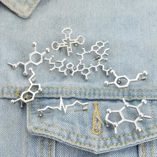 Material Chemical Structure Enamel Pin