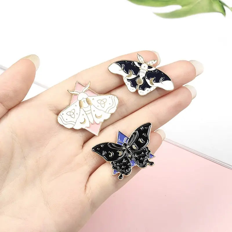 Moth Butterfly Enamel Pin