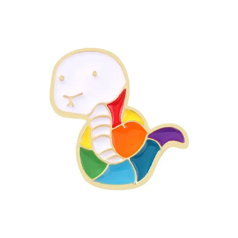 Rainbow Zodiac Enamel Pin