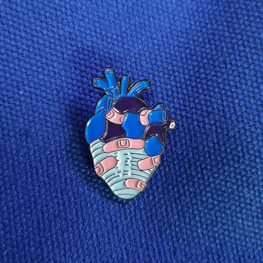 Wounded Heart Enamel Pin