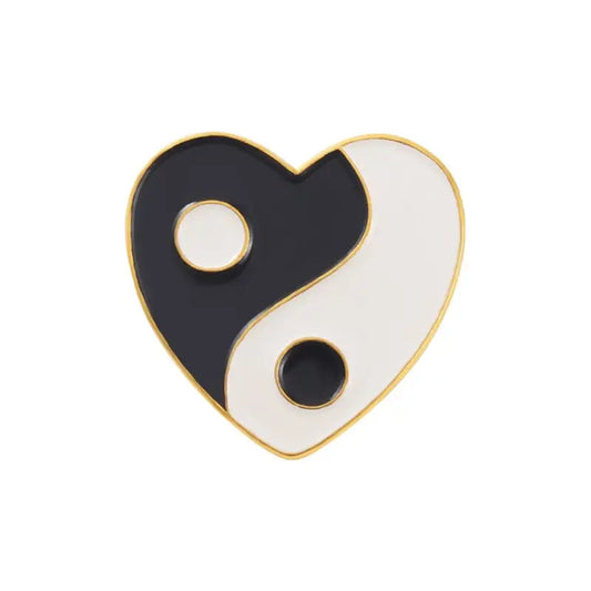 Yin Yang Taichi Enamel Pin