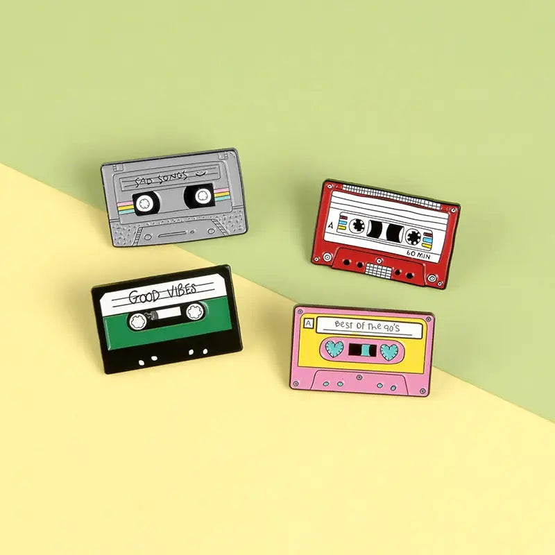 90’s Music Tape Enamel Pin