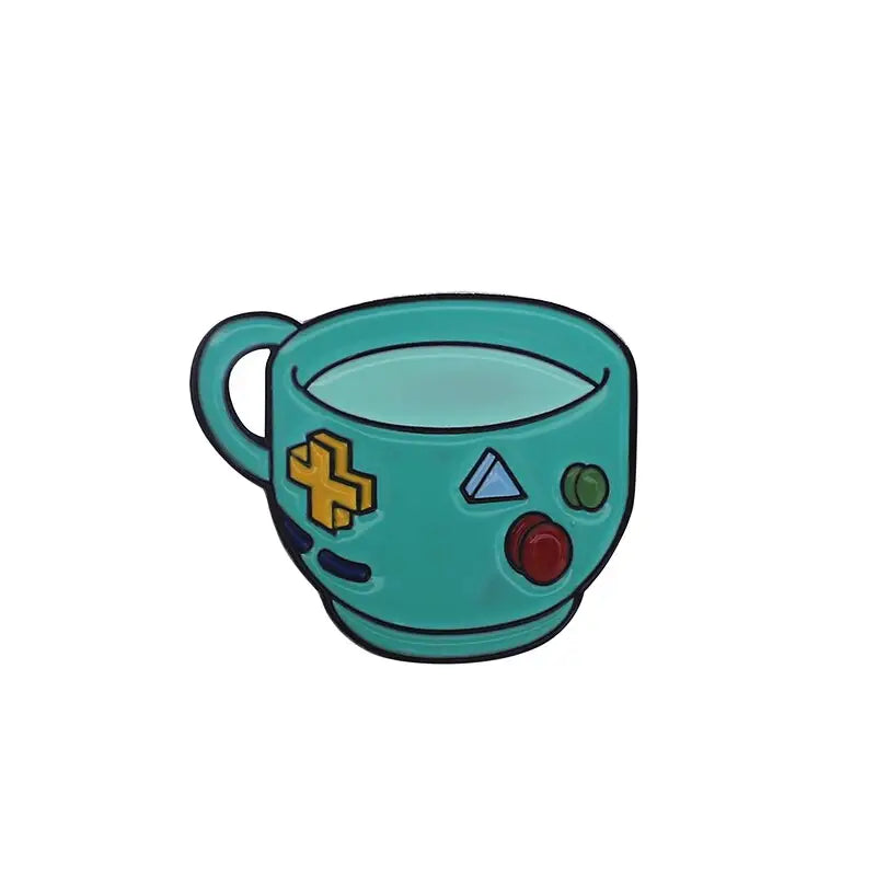Adventure Comics Character Mug Enamel Pin
