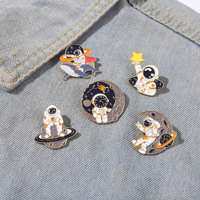 Astronaut Enamel Pin