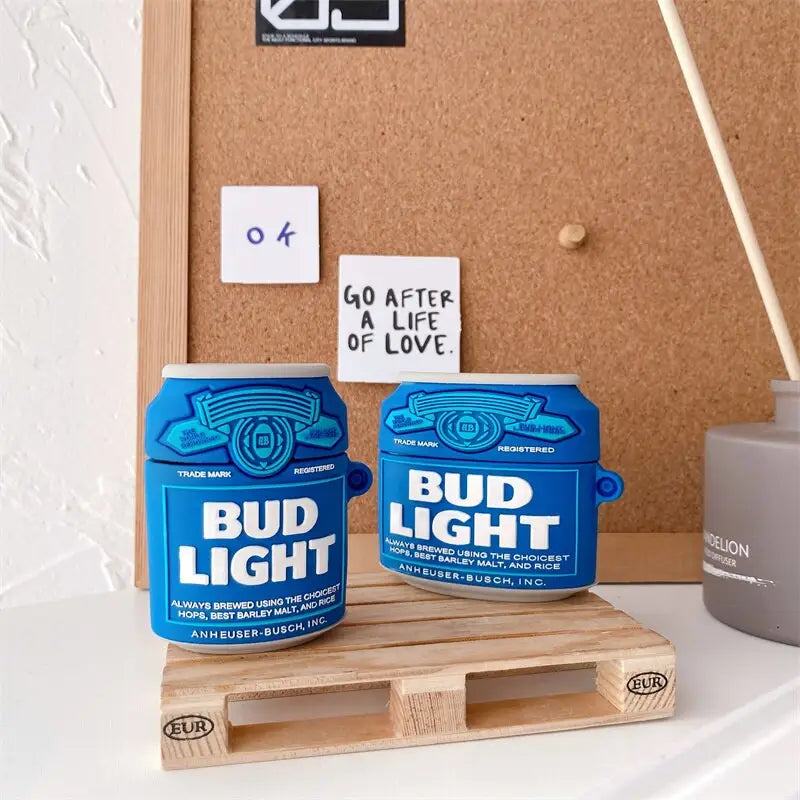 Bud Light Beer Can Airpod Case