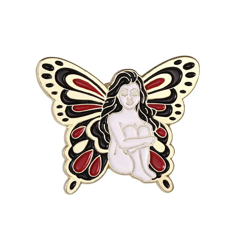 Butterfly Fairy Enamel Pins