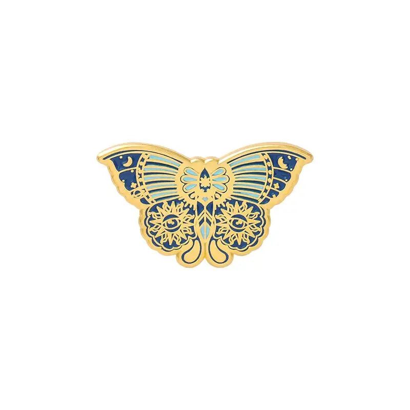 Butterfly Moth Enamel Pin