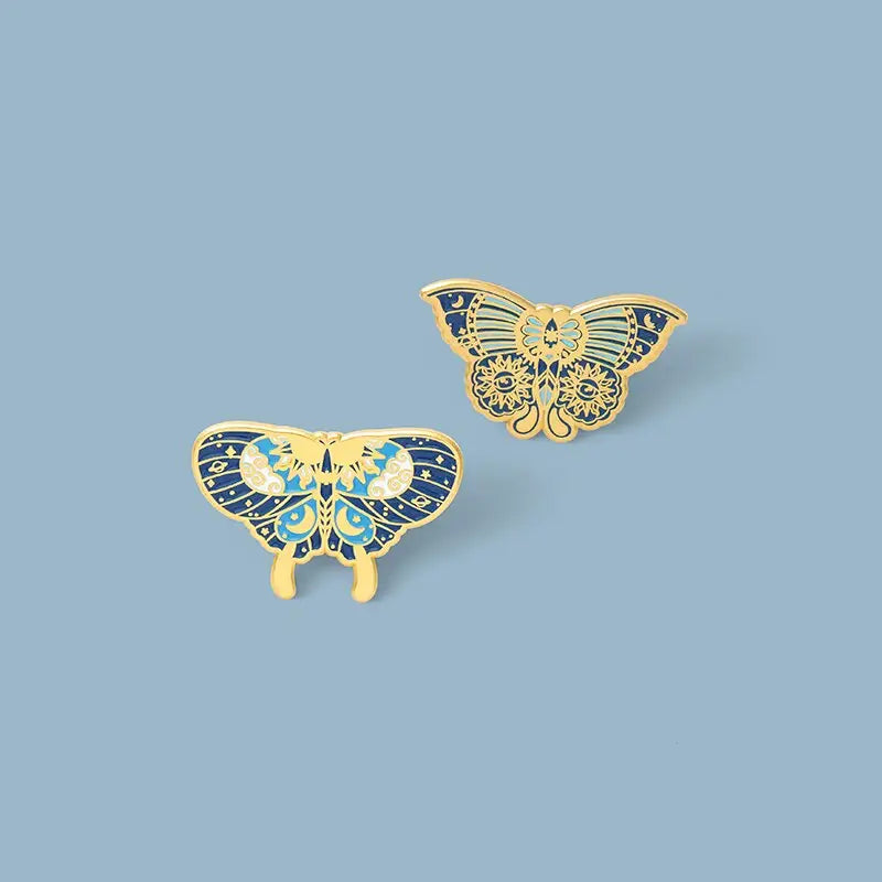 Butterfly Moth Enamel Pin