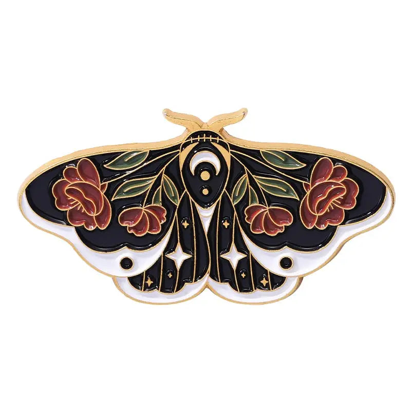 Butterflys Moth Hard Enamel Pin