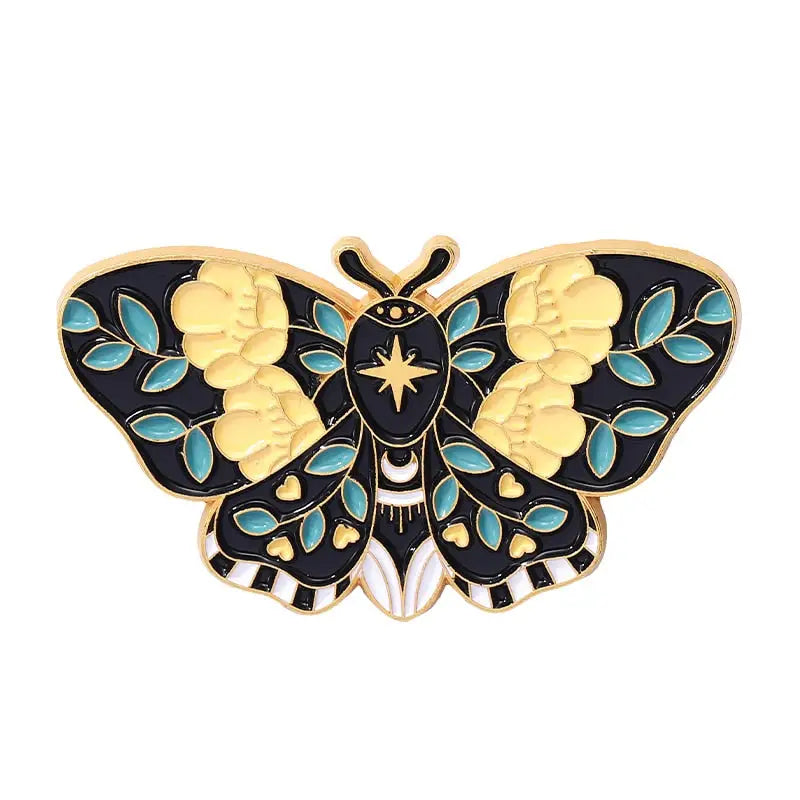Butterflys Moth Hard Enamel Pin