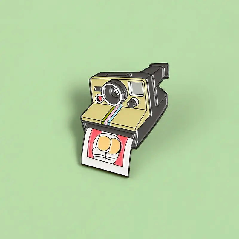 Camera Enamel Pin