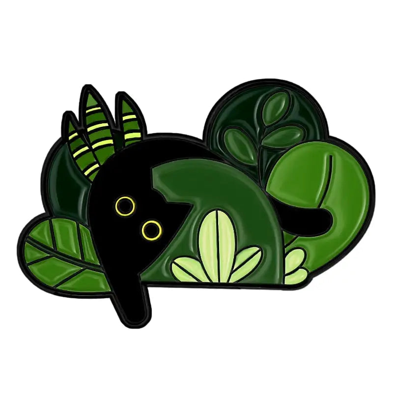 Cats in Plants Enamel Pins