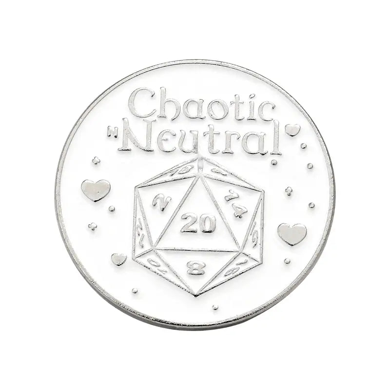 Chaotic Neutral Enamel Pin