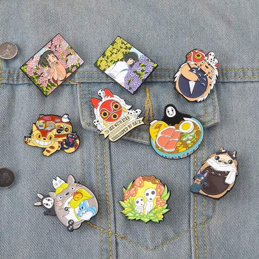 Childhood Anime Enamel Pins