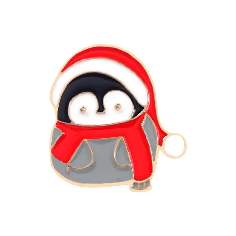 Christmas Penguin Enamel Pin