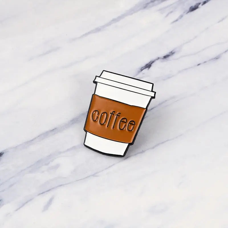 Coffee cup Enamel Pin
