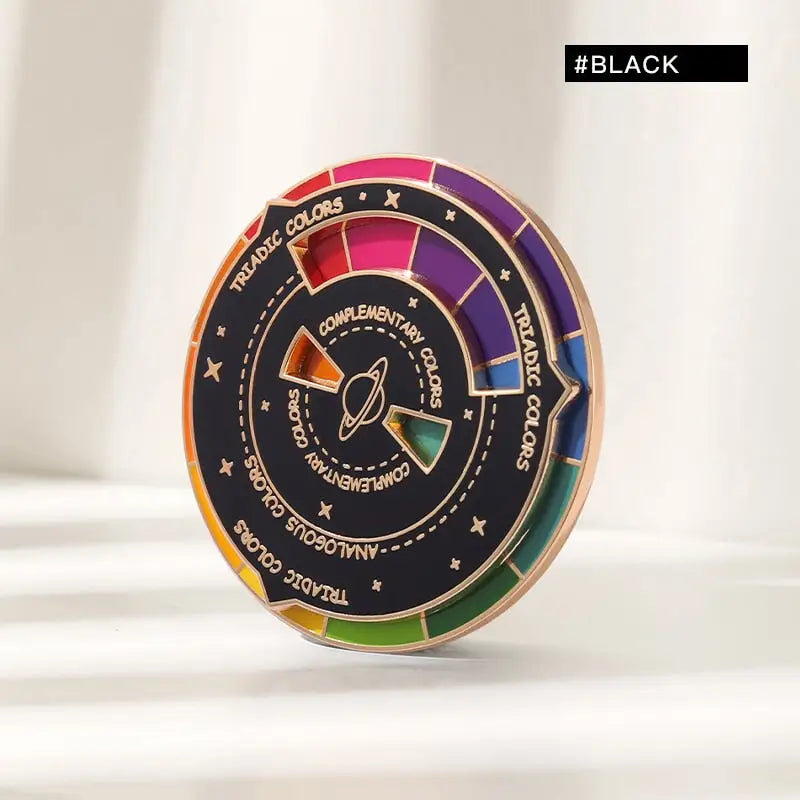 Color Compass Enamel Pin