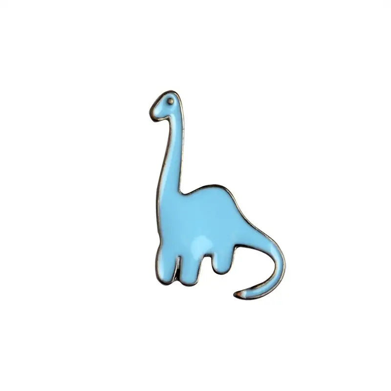 Stroke Cartoon Colorful Dinosaur Apatosaurus Stegosaurus
