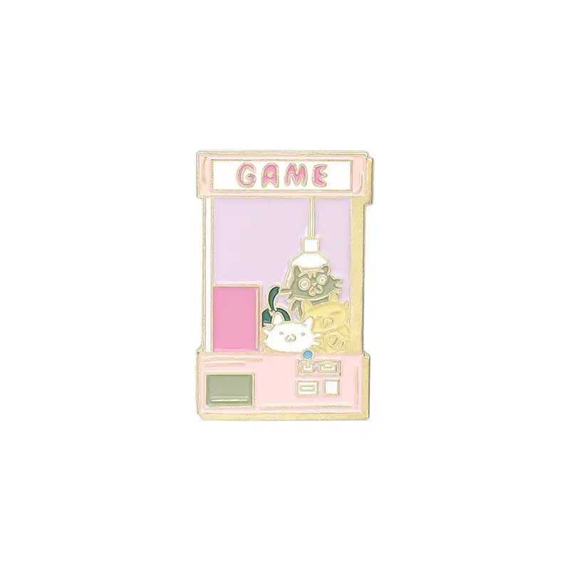 Crane Game Enamel Pin