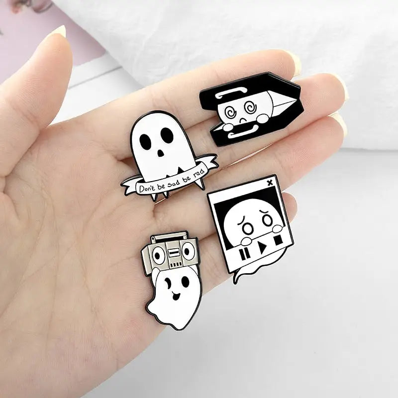 Cute Boo Enamel Pin