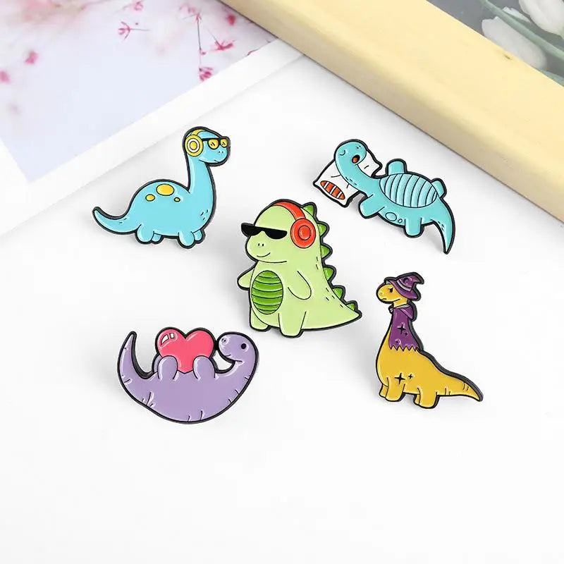 Cute Dinosaurs Enamel Pin