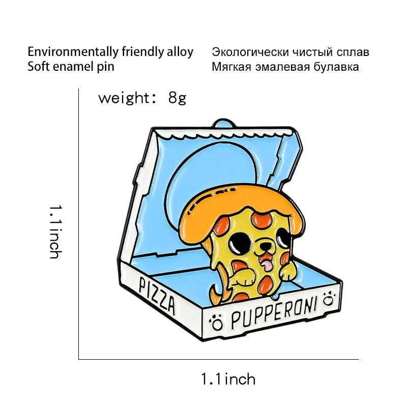 Delivery Pizza Enamel Pin