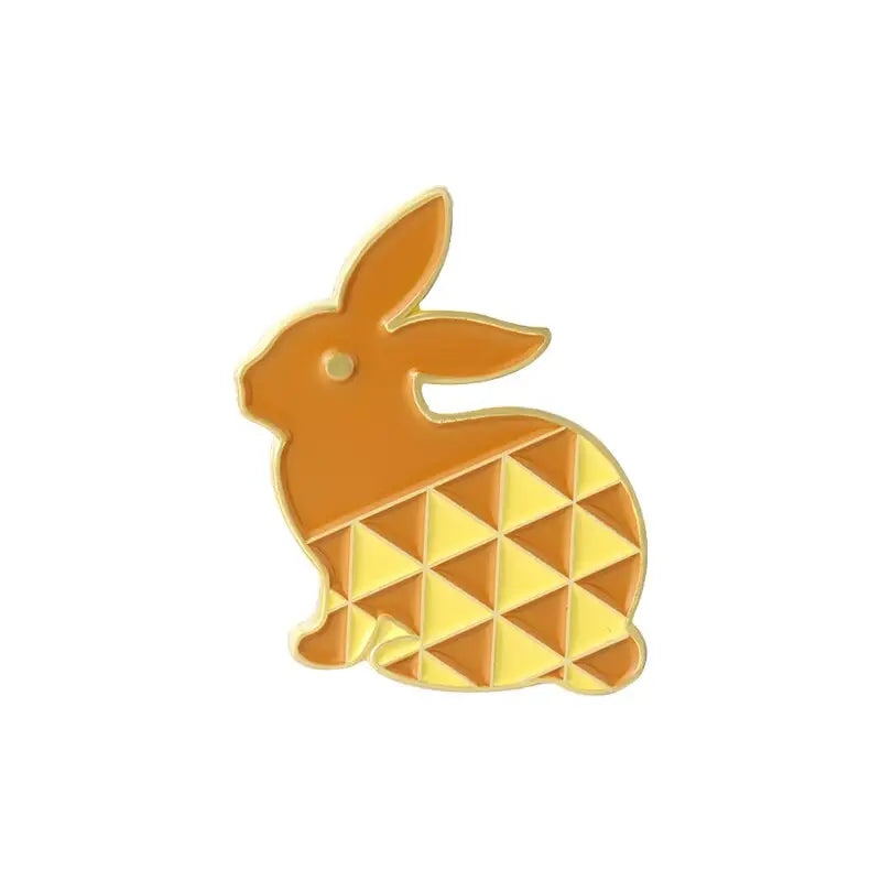 Easter Tattoo Rabbits Enamel Pin