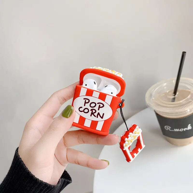 Fries and Pop Corn Airpod Case