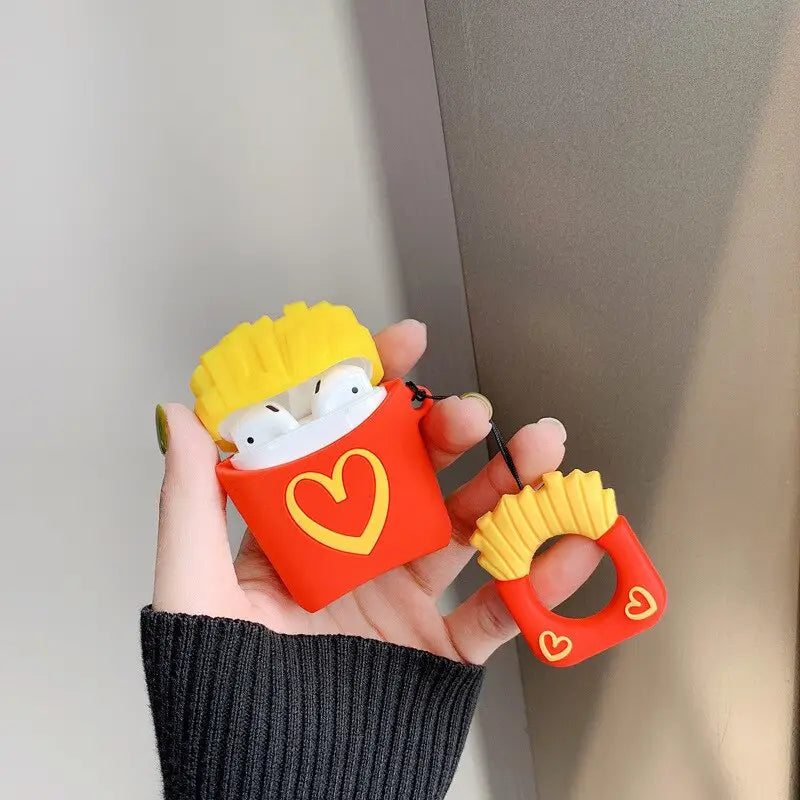 Fries and Pop Corn Airpod Case