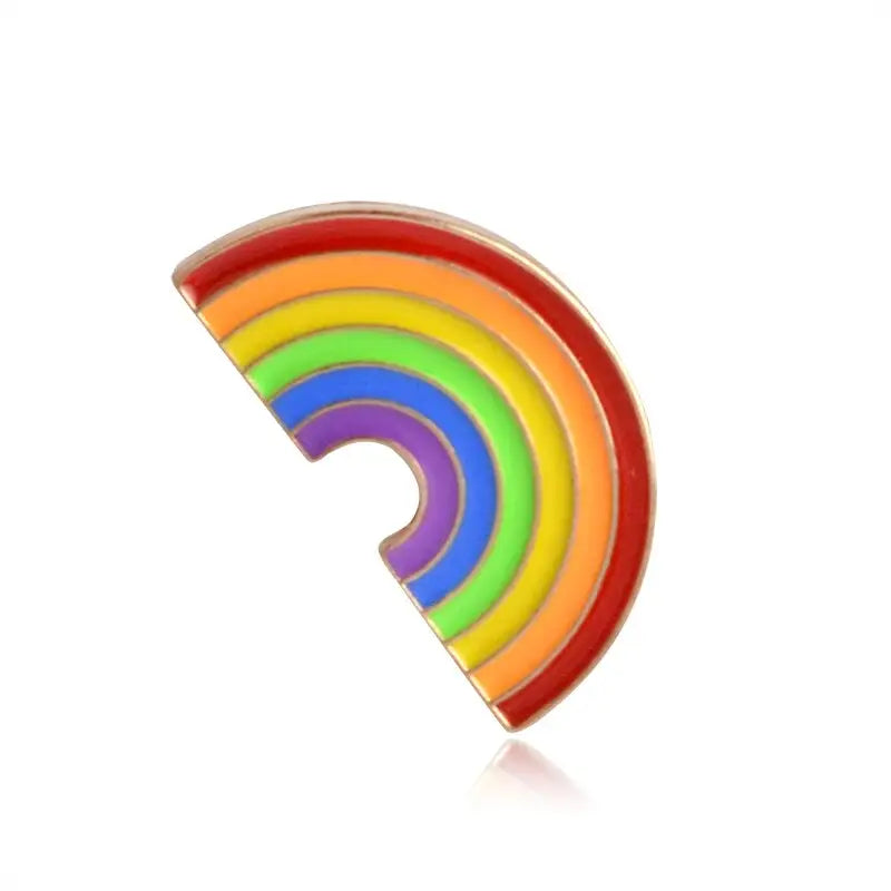 Funny Corgi Rainbow Enamel Pin