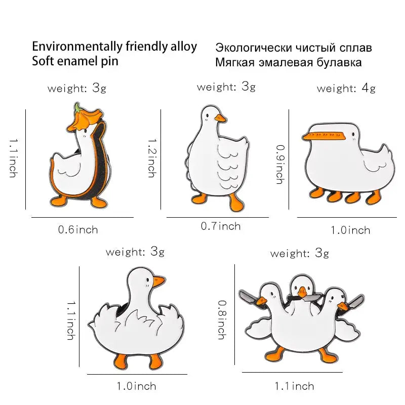 Funny Ducklings Enamel Pins