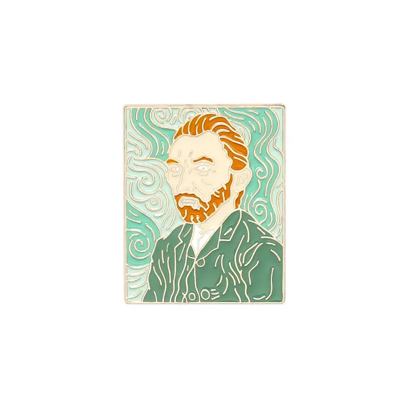 Genius Painter Van Gogh Enamel Pin