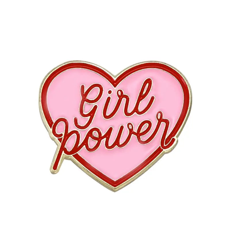 Girl Power Enamel Pins
