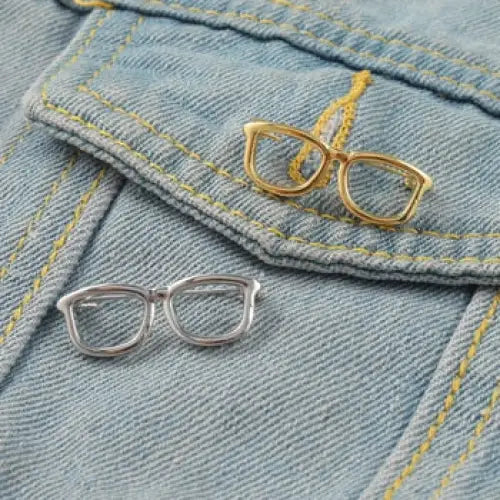 Glasses Enamel Pin