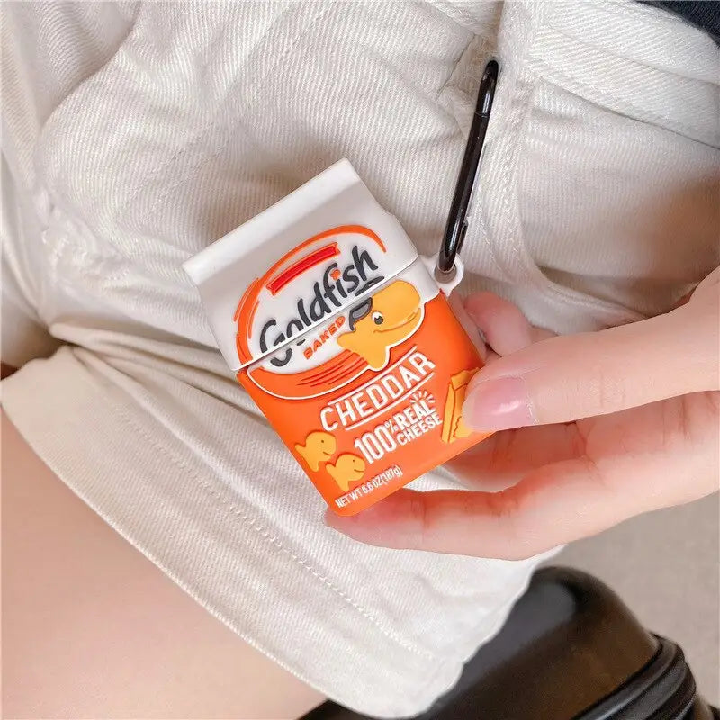 Goldfish Baked Cheddar Airpod Case