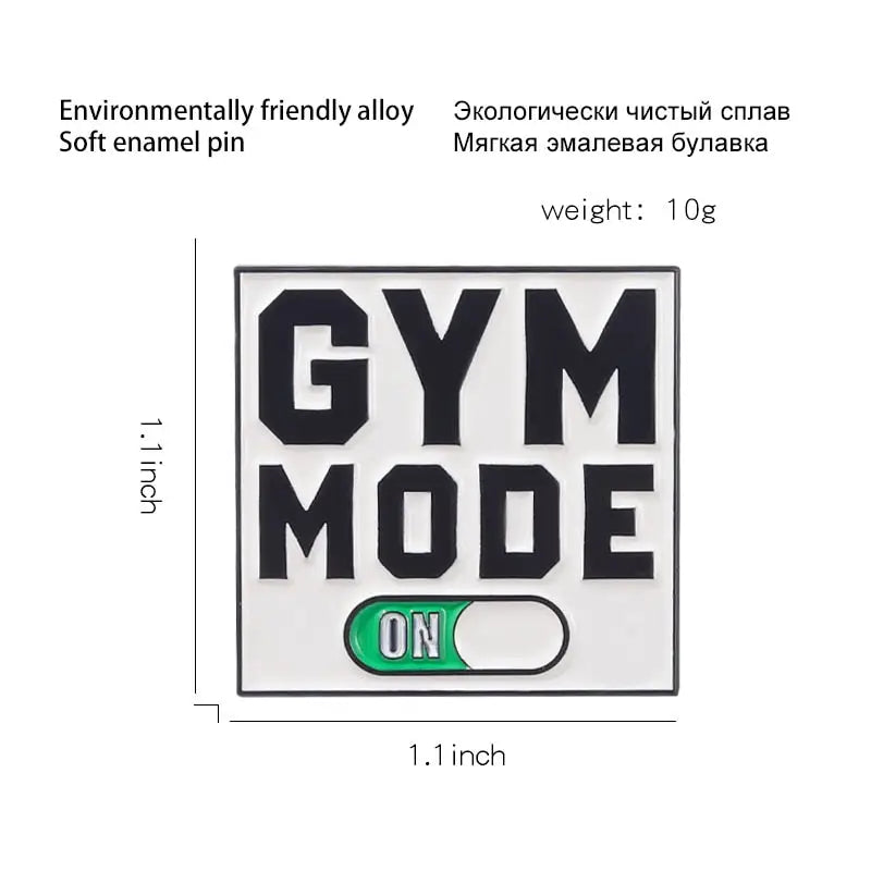 GYM MOOE Enamel Pin