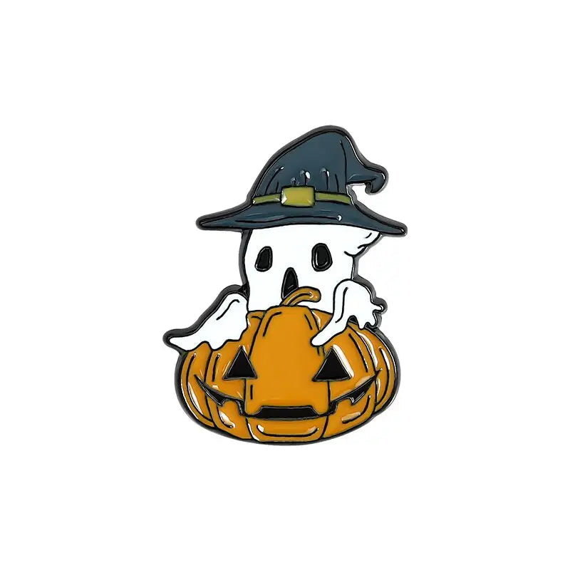 Halloween Spooky Ghost Enamel Pins