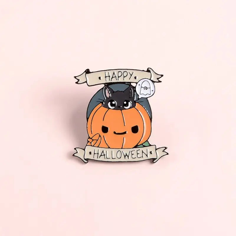 Happy Halloween Enamel Pin