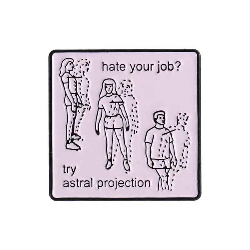 Hate Your Job? Enamel Pins