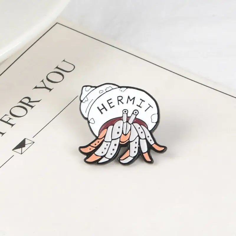 Hermit Crab Enamel Pin