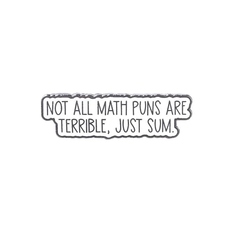 I Love Math Enamel Pin