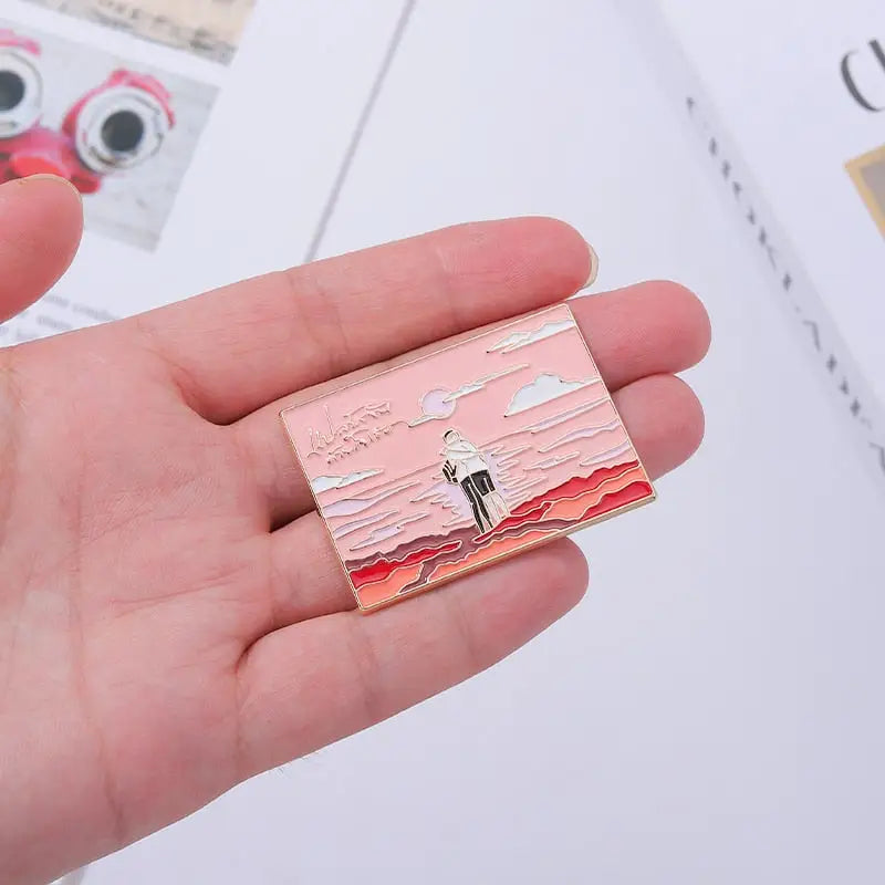 I Told Sunset About You Enamel Pins