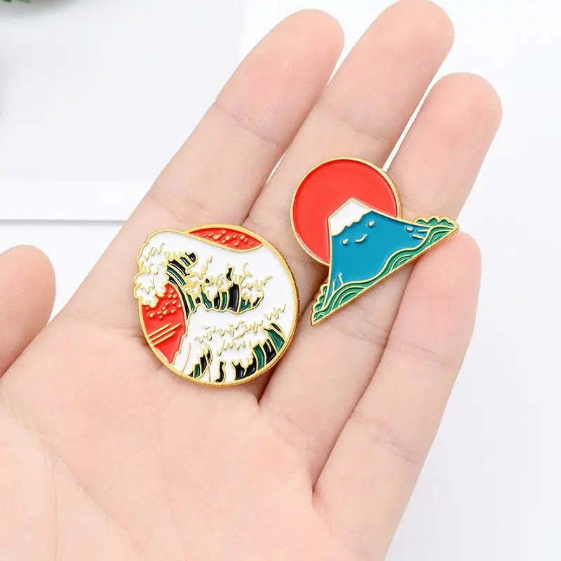 Japanese Style Enamel Pin