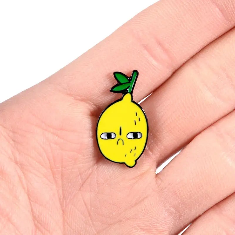 Jealous Lemon Enamel Pin
