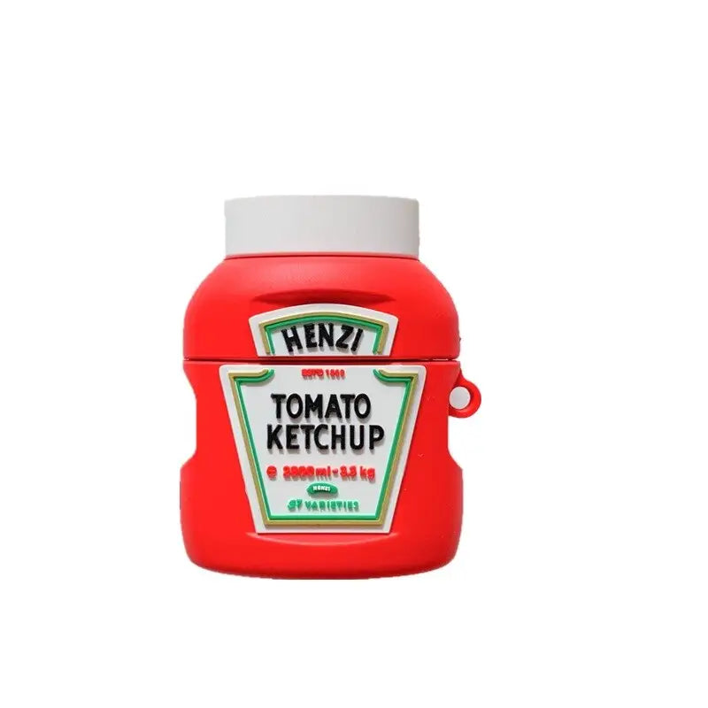 Ketchup and Mustard AirPod Case