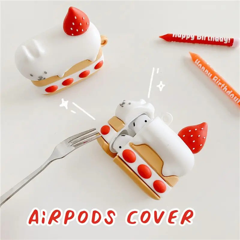 Kitten Cake Airpod Case