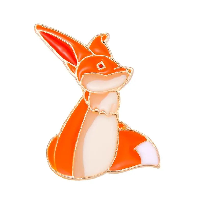 Little Red Fox Enamel Pins