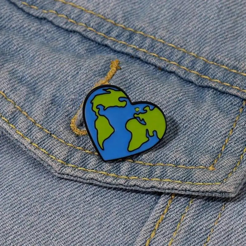 Love Earth Enamel Pins