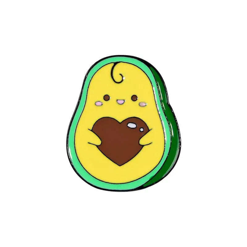 Love You~ Avocado Enamel Pin